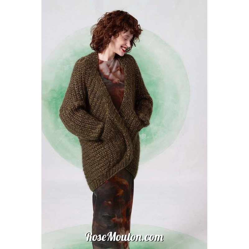 Modèle gilet 45 catalogue FAM 282 Lang Yarns