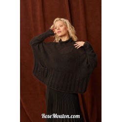 Modèle pullover poncho 28 catalogue FAM 282 Lang Yarns