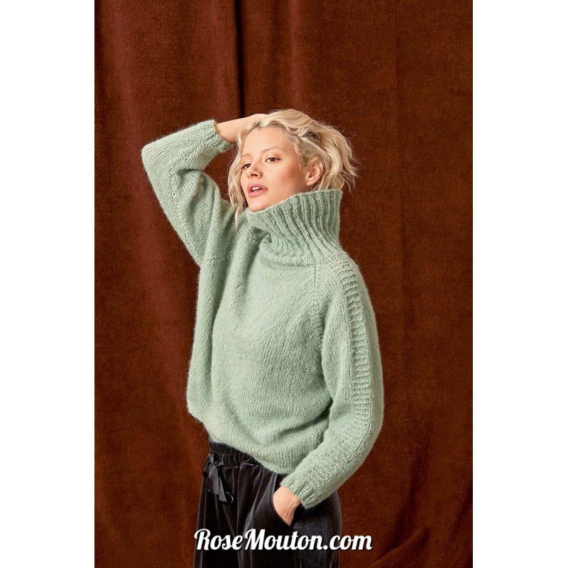 Modèle pullover 26 catalogue FAM 282 Lang Yarns