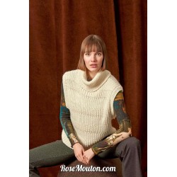 Modèle pull sans manches 24 catalogue FAM 282 Lang Yarns