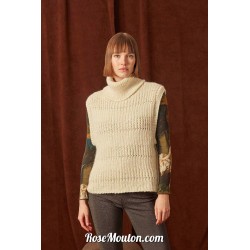 Modèle pull sans manches 24 catalogue FAM 282 Lang Yarns