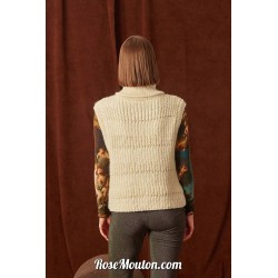 Modèle pull sans manches 24 catalogue FAM 282 Lang Yarns