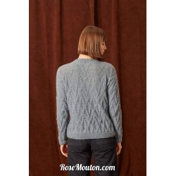 Modèle pullover 16 catalogue FAM 282 Lang Yarns