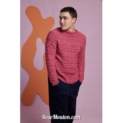 Modèle pullover homme 14 catalogue FAM 282 Lang Yarns