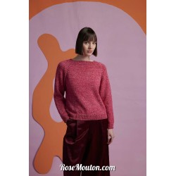 Modèle pullover top-down 13 catalogue FAM 282 Lang Yarns