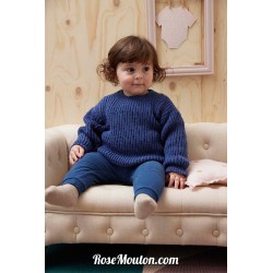 Modèle pullover oversize 21 Punto 80 BABY & TODDLERS Lang Yarns