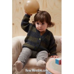 Modèle cardigan 19 Punto 80 BABY & TODDLERS Lang Yarns