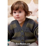 Modèle cardigan 19 Punto 80 BABY & TODDLERS (PDF) LANG YARNS