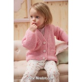 Modèle cardigan 15 Punto 80 BABY & TODDLERS (PDF) LANG YARNS