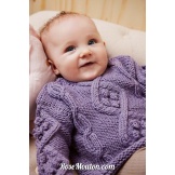 Modèle pullover 10 Punto 80 BABY & TODDLERS (PDF) LANG YARNS