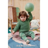 Modèle pullover 3 Punto 80 BABY & TODDLERS (PDF) LANG YARNS