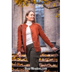 Modèle cardigan Nordic Waves, Indie Design (PDF)