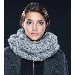 Modèle de snood en laine Gales