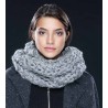 Modèle de snood en laine Gales