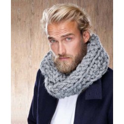 Modèle de snood en laine Gales