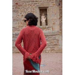 Pullover "ENCHANTING" tricoté avec le fil Pride Wool Addicts de Lang Yarns (modèle tricot PDF)