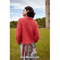 Pullover "SPELLBOUND" tricoté avec le fil Bliss Wool Addicts de Lang Yarns (modèle tricot PDF)