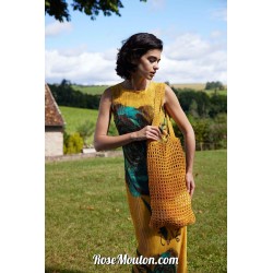 Sac "HOARD OF GOLD" tricoté avec le fil Pride Wool Addicts de Lang Yarns (modèle tricot PDF)