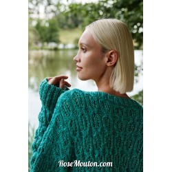 Gilet "RIPPLE EFFECT" tricoté avec le fil Pride Wool Addicts de Lang Yarns (modèle tricot PDF)