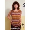 Pull sans manches "FINJA" tricoté avec le fil Linello de Lang Yarns (modèle tricot PDF)