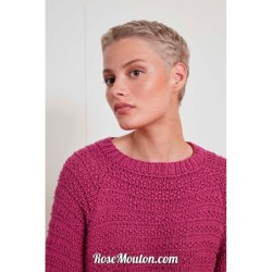 Pullover "ZEA" tricoté avec le fil Amira de Lang Yarns (modèle tricot PDF)