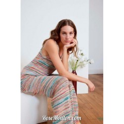 Pantalon "FEY" tricoté avec le fil Fiesta de Lang Yarns (modèle tricot PDF)