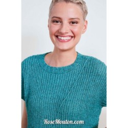 Pull sans manches "KORA" tricoté avec le fil Vaya de Lang Yarns (modèle tricot PDF)