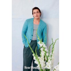 Gilet unisexe "NIKA" tricoté avec le fil Norma de Lang Yarns (modèle tricot PDF)