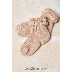 Chaussettes "FJELLA" tricotées avec le fil  de Lang Yarns (modèle tricot PDF)