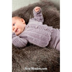 Leggings tricotés avec le fil Merino 200 Bébé de Lang Yarns (modèle tricot PDF)