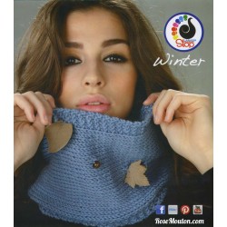 Modèle gratuit de snood en laine Winter de Lanas Stop