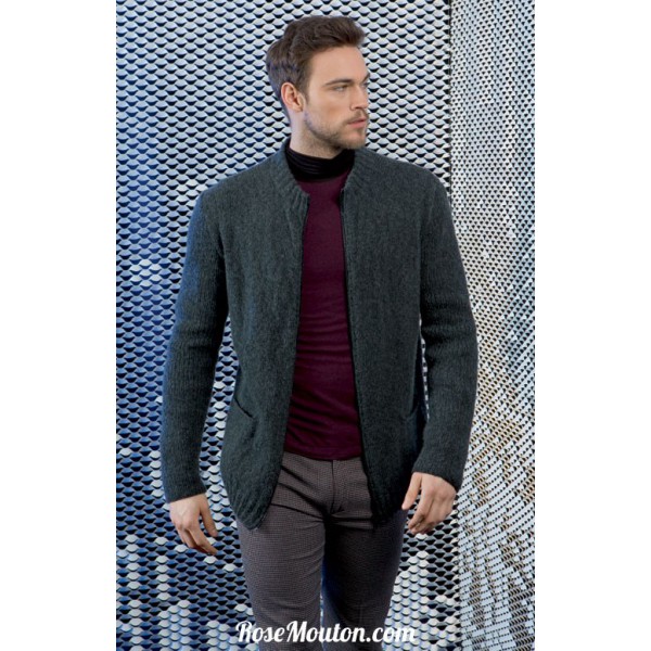 modele tricot gilet homme