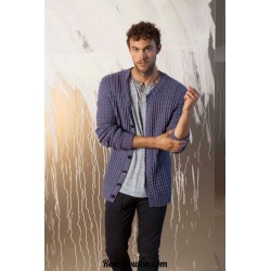 Modèle gilet homme 20 catalogue FAM 243 Lang Yarns