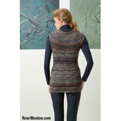 Modèle pullover sans coutures / haut à capuche 16 catalogue FAM 239 Lang Yarns