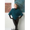 Modèle pull-poncho 33 catalogue FAM 239 Lang Yarns