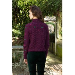 Modèle pullover à col roulé 5 catalogue FAM 235 Lang Yarns