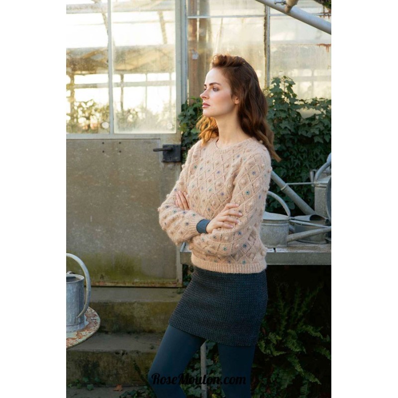 Modèle pullover 19 catalogue FAM 235 Lang Yarns