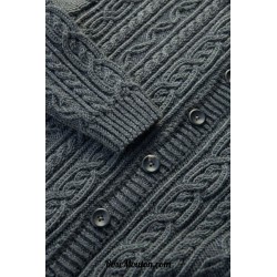 Modèle gilet homme 24 catalogue FAM 235 Lang Yarns