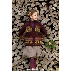 Modèle gilet 1 catalogue FAM 222 Lang Yarns